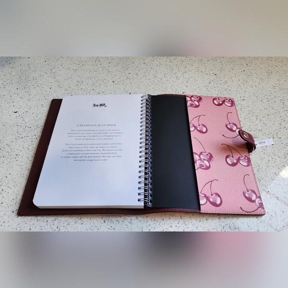 Coach Notebook With Cherry Print - Picture 7 of 10